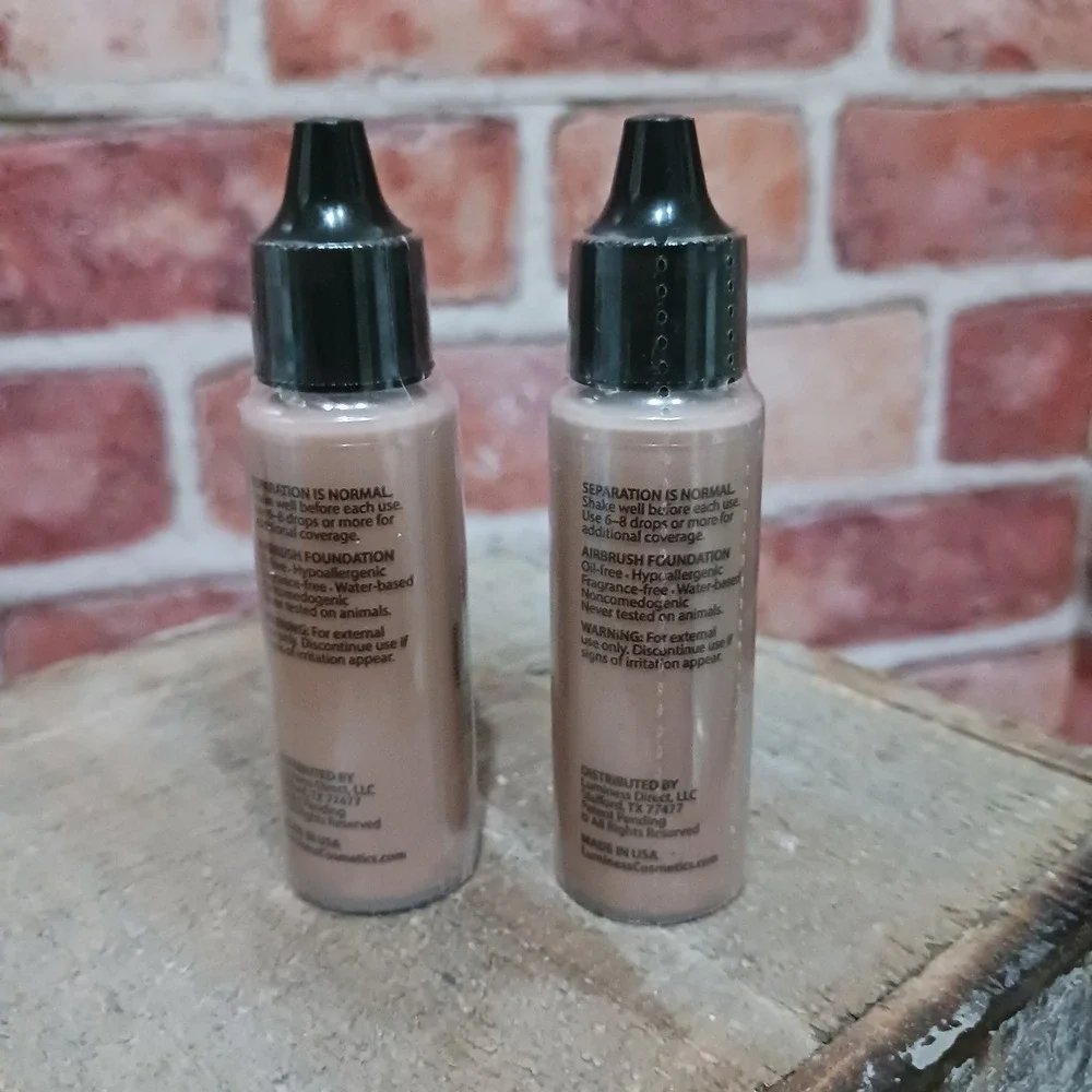 Luminess Air Silk 4-In-1 Airbrush Foundations Shade 080 .50 Fl Oz Lot Of 2